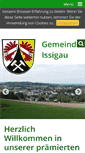Mobile Screenshot of issigau.de