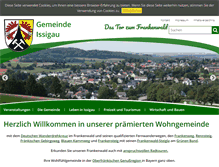 Tablet Screenshot of issigau.de